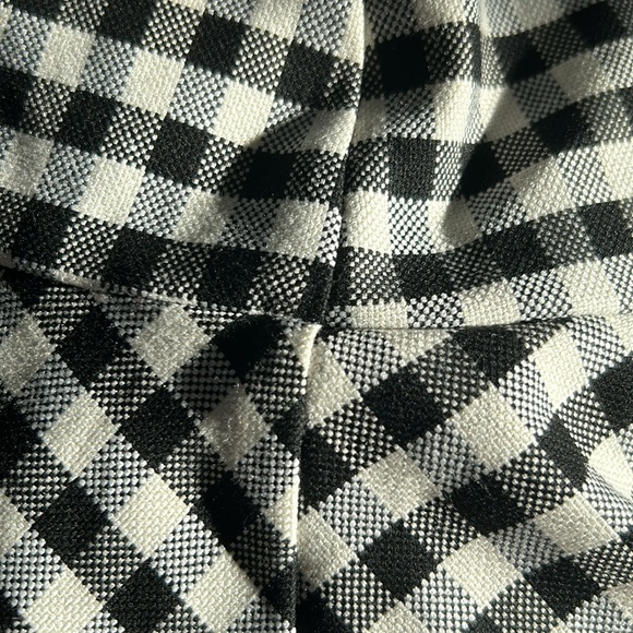 NWT ZARA GINGHAM FLARED SKIRT WITH BELT - Picture 4 of 6